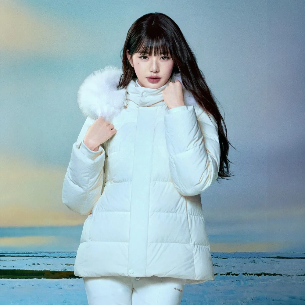 SCARLETT (Scarlet) 女裝 基本款 中等 Down 外套_Cream_DWW25532W6