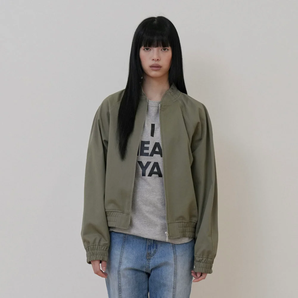 E-band raglan jk, olive