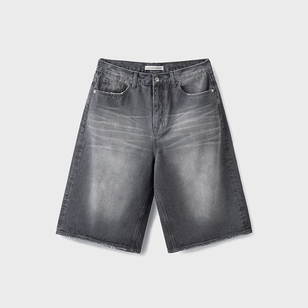 LARGE BERMUDA DENIM SHORTS