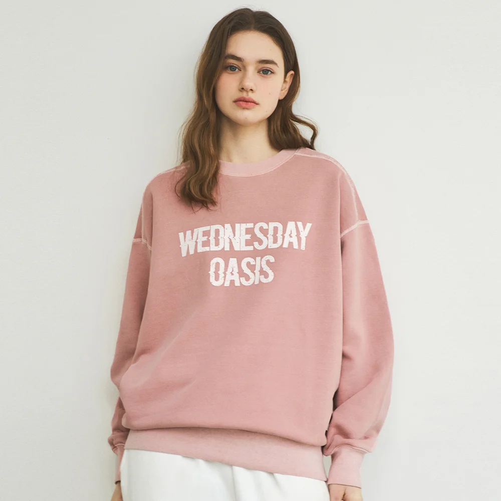 W/Pigment Washed Dyeing Sweatshirt_3Color(WV25-TP01)