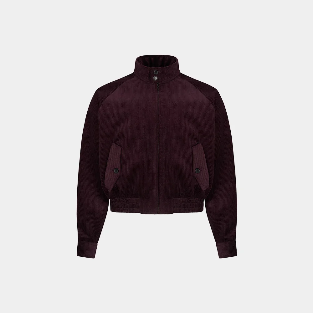 HARRINGTON ENGLISH COUDUROY BLOUSON - WINE