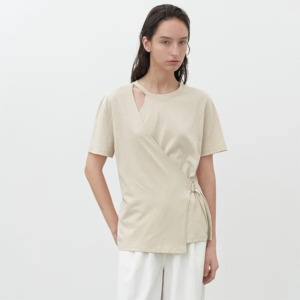 ALEXA UNBALANCE LAYERD TEE(T-7038)_2Colors