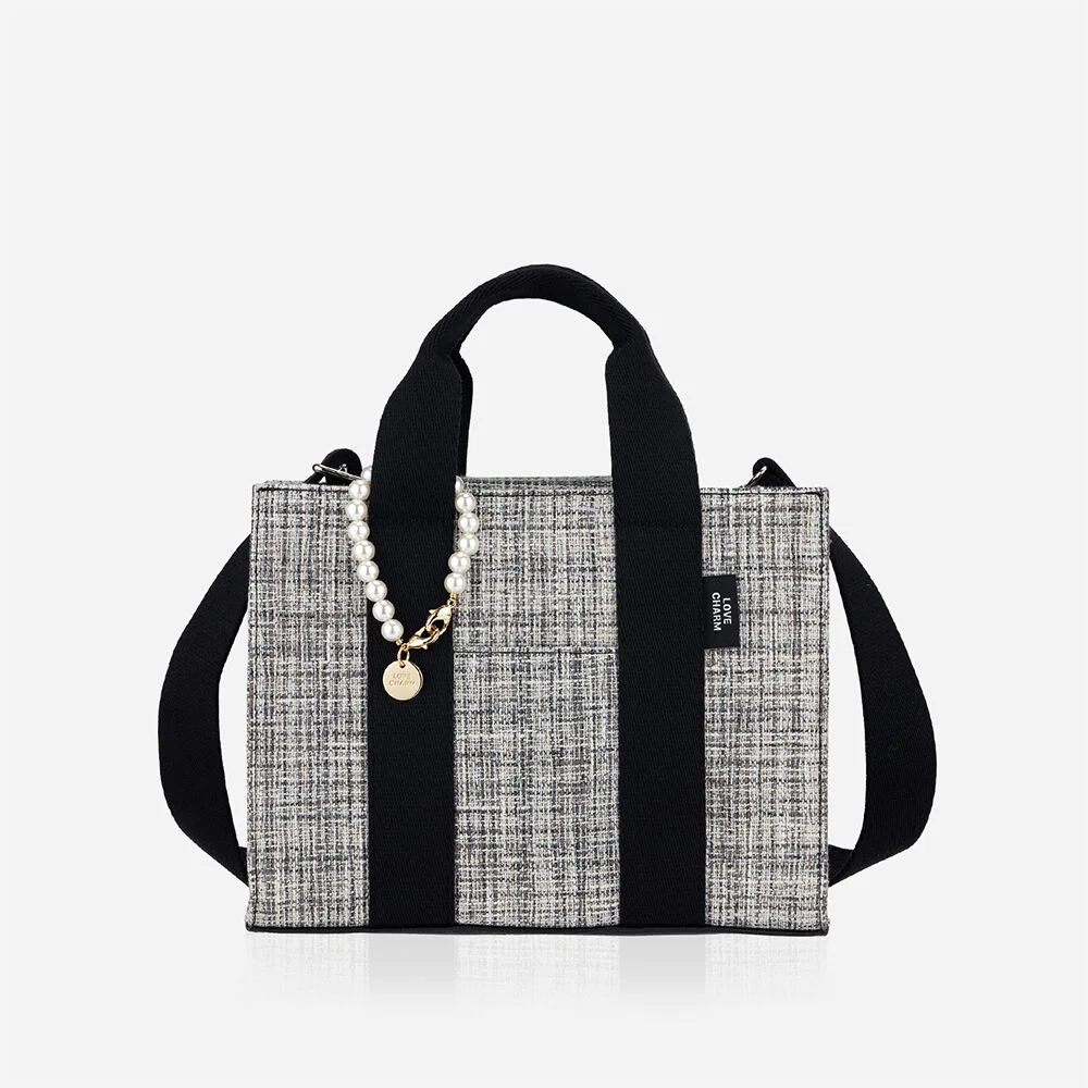 Tweed Canvas Bag_Medium