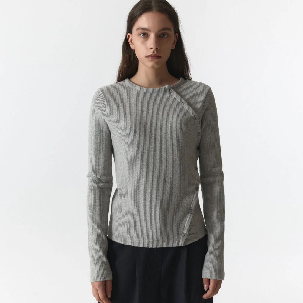WOOL FITTED CARDIGAN WOMEN JA