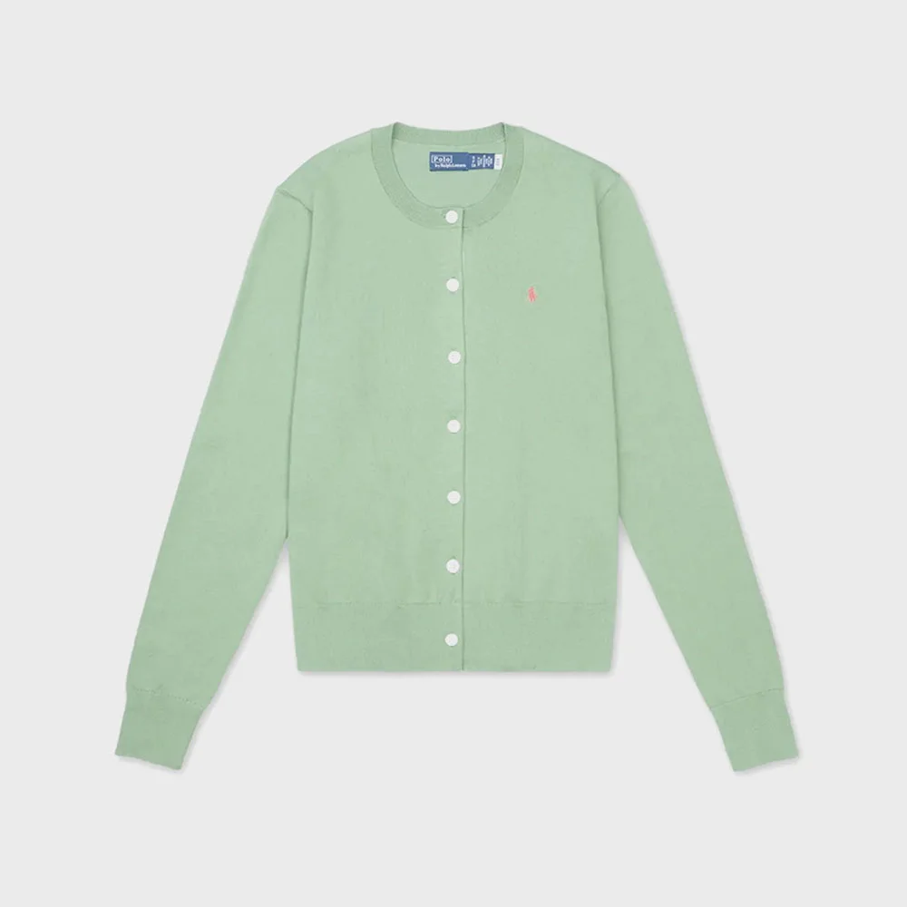 純棉 混紡 開衫 (MEDIUM GREEN)
