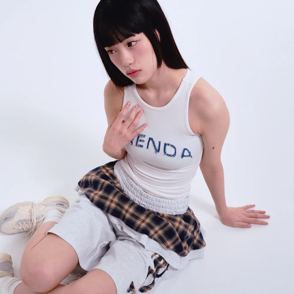 PRDA BASIC SLEEVE LESS WHITE
