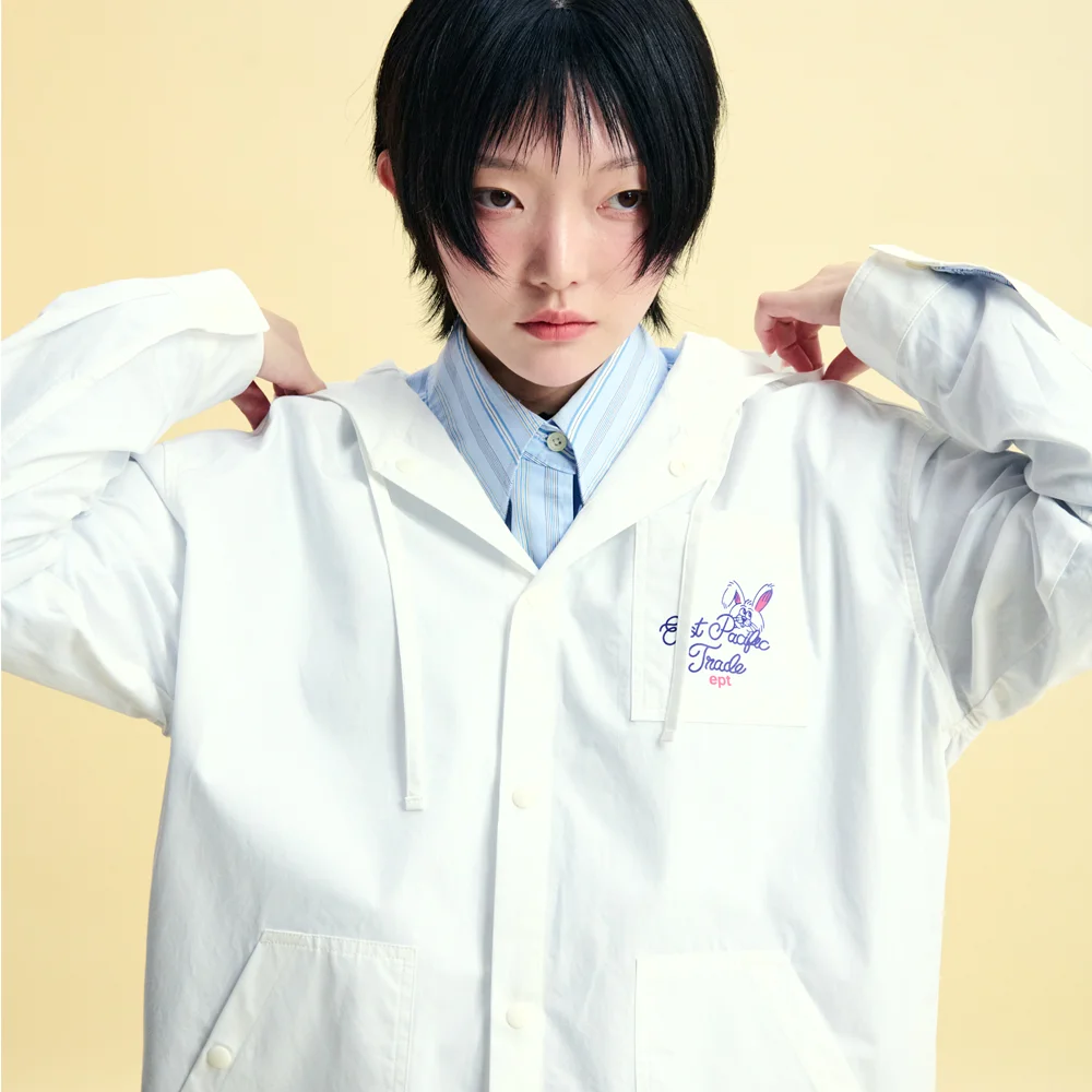 NIBBLE HOODIE SHIRT (WHITE)