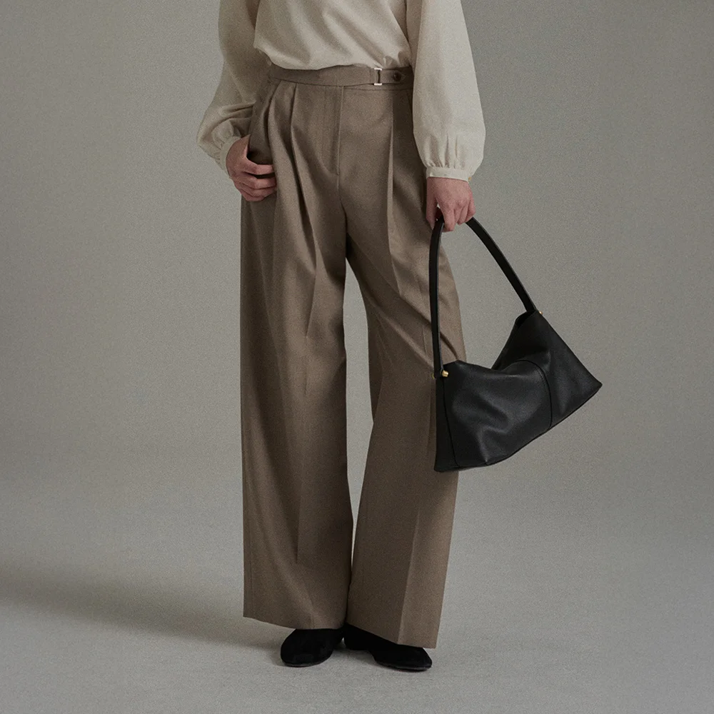 TANNER PINTUCK SLACKS (2colors)