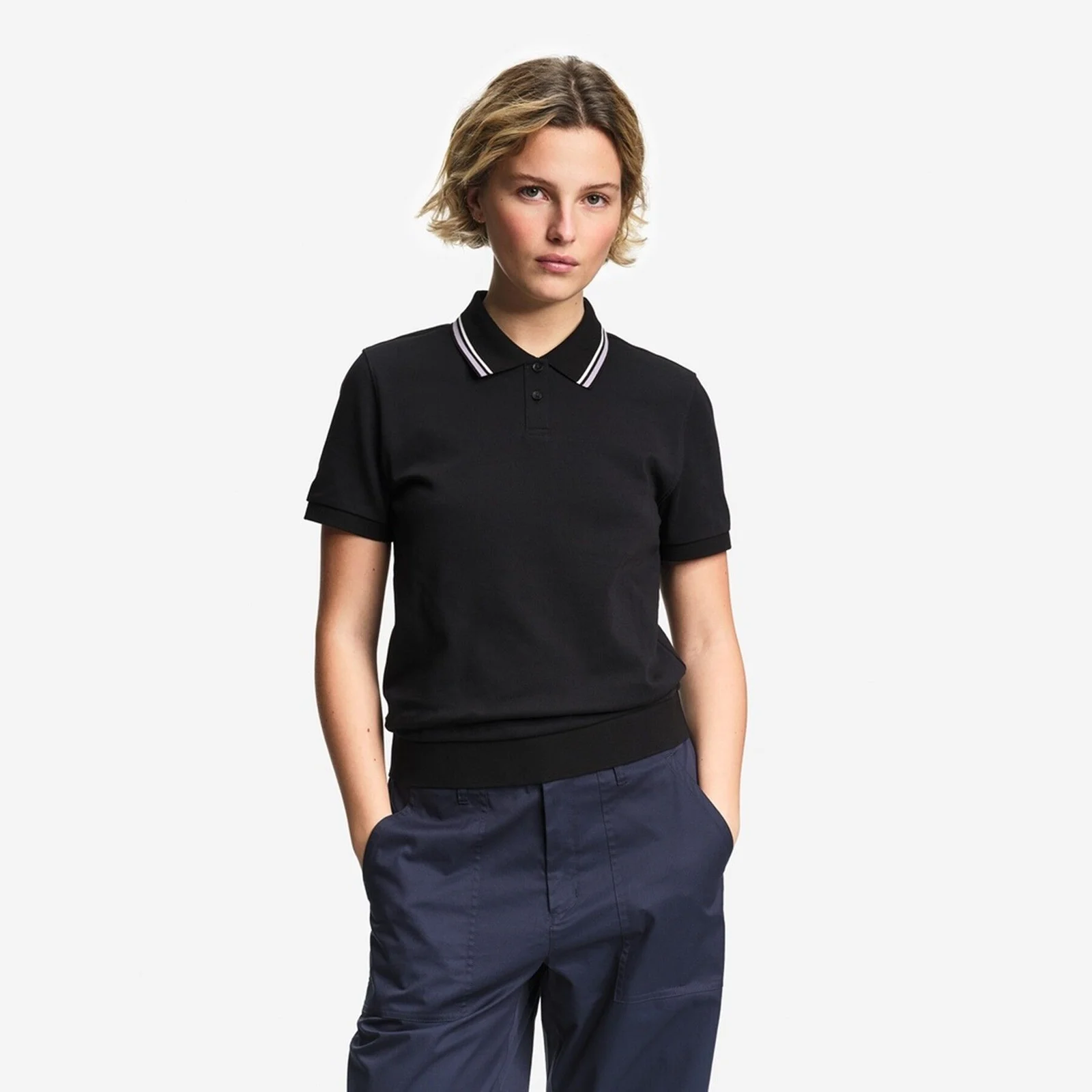 女裝 都市 UVC 短袖 Polo 襯衫 AAS26WPSH001NOI