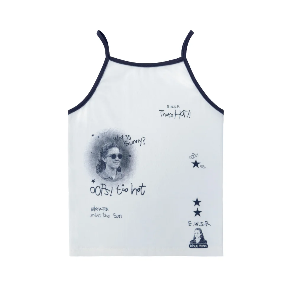 Thats Hot Sleeveless Top - Ivory