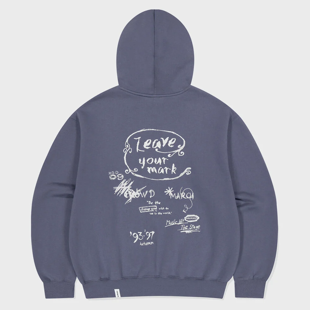 LEAVE YOUR MARK HOODIE BLUE(MG2EFMM418A)