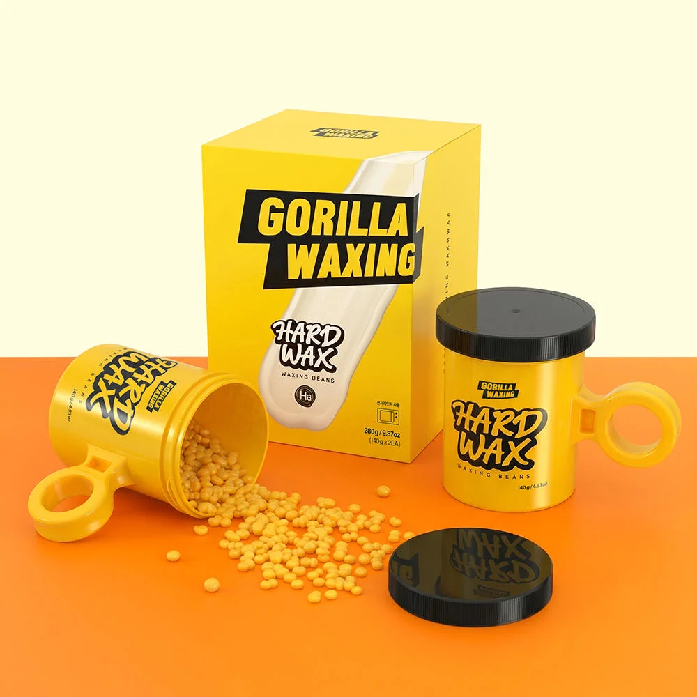 Gorilla Waxing 巴西式 硬蠟 140g x 2個 + 木 刮刀 10個