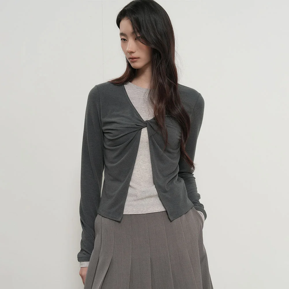 WOMAN 層次 扭結 T恤 / WBE3L01502