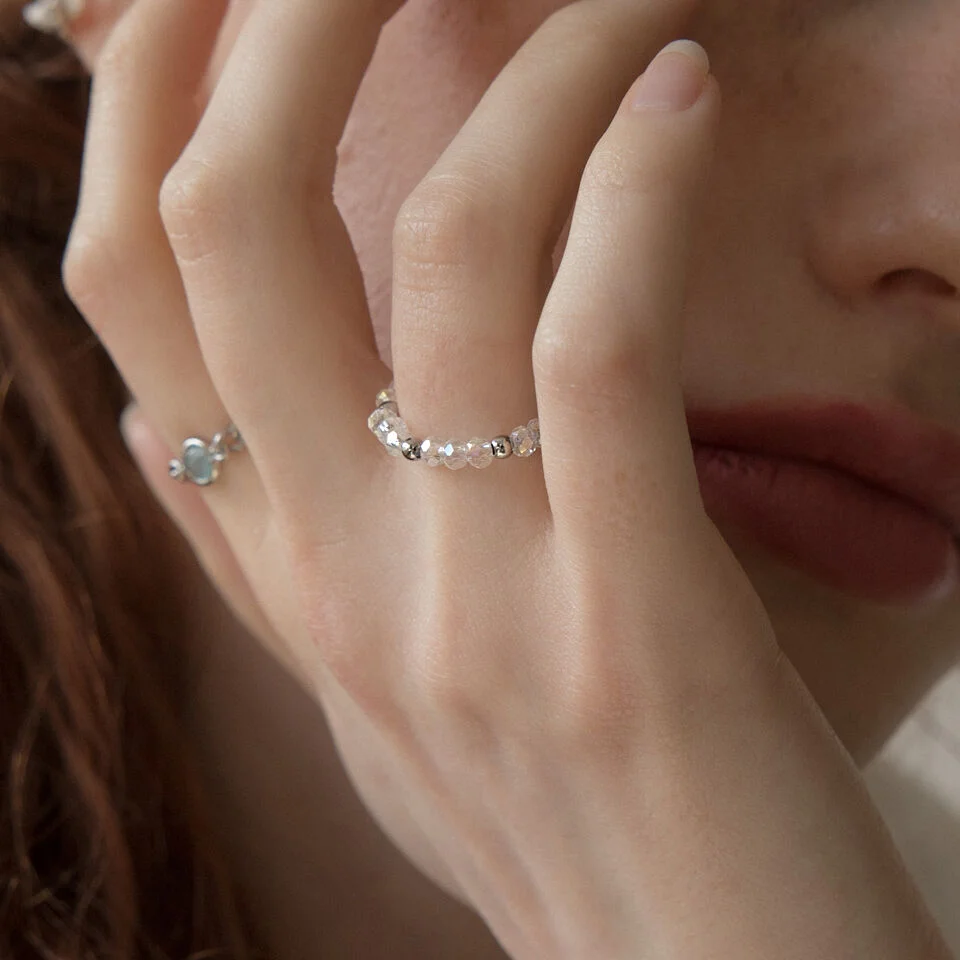 Crystal surgical ball ring