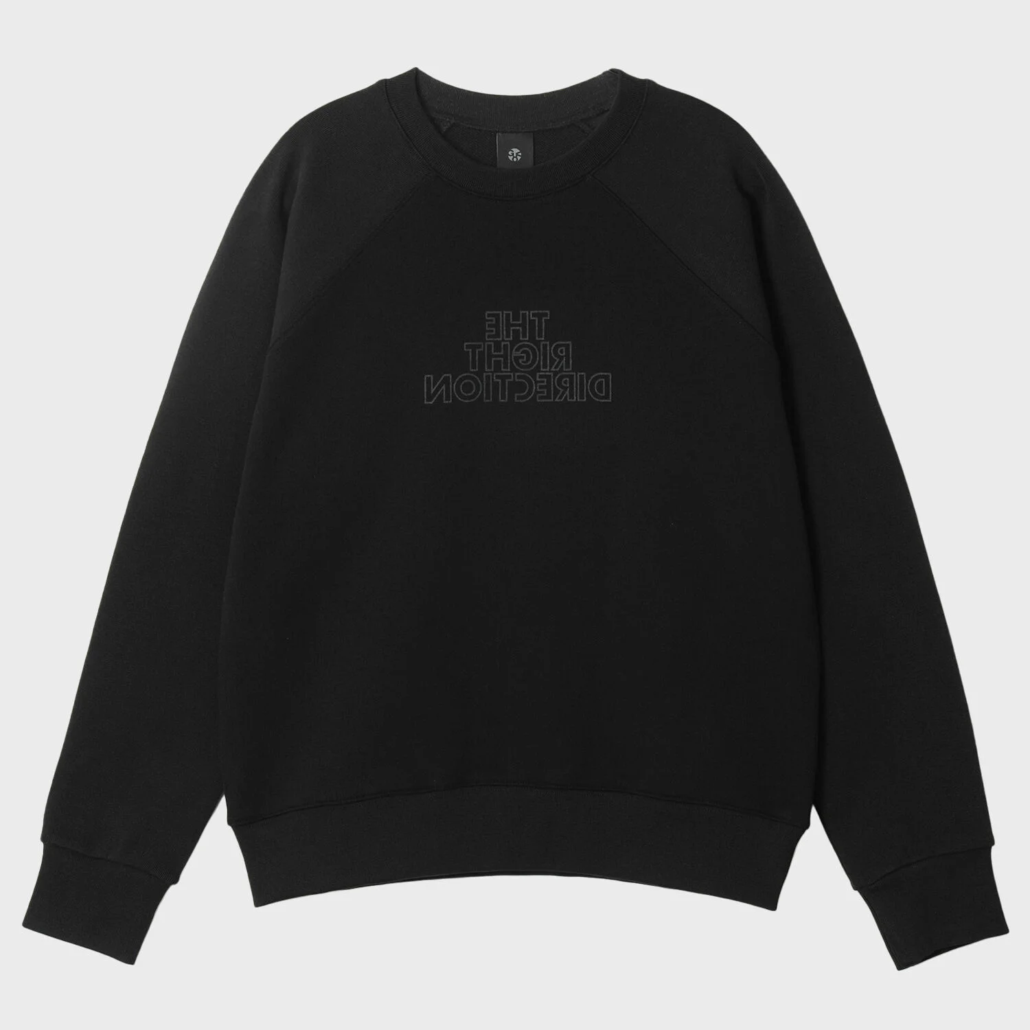 TRD SLOGAN RAGLAN SWEAT CREW / black