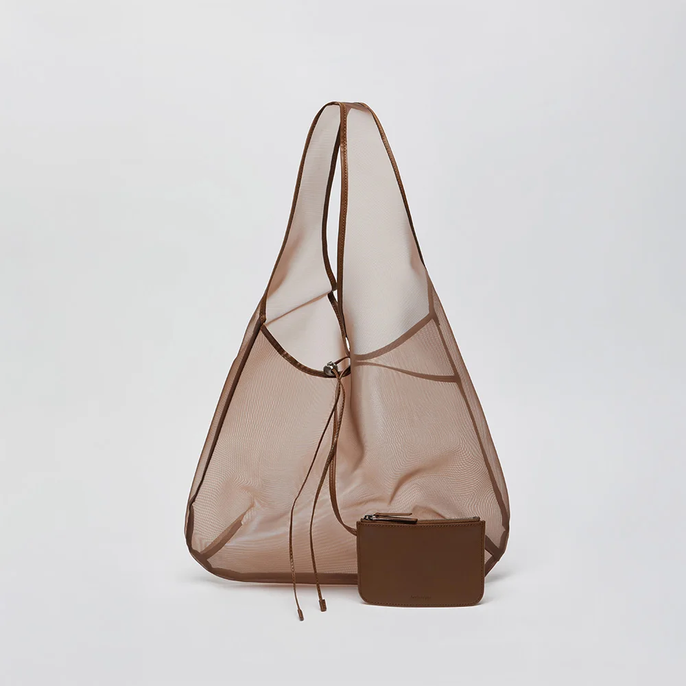 Luv basket bag(Mesh brown)