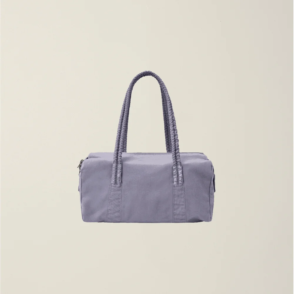 GARMENT DYED DUFFLE BAG (SMALL) SLATE GREY