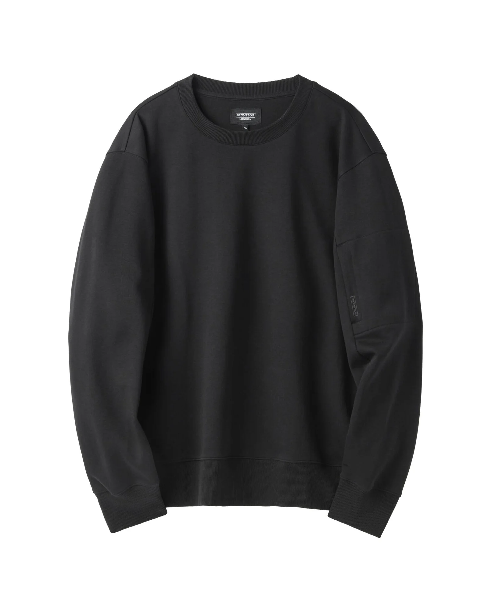 COMMUTER BASIC SWEATSHIRT - BLACK (P241USW103)