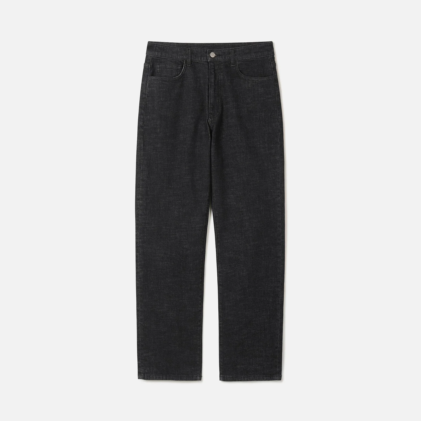 SEMI-WIDE STRAIGHT DENIM BLACK
