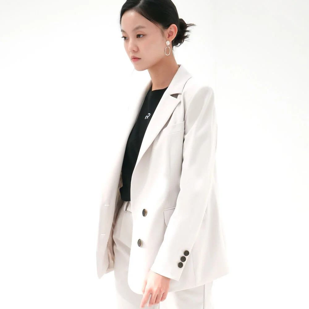 Two Button Single Jacket _L.Beige