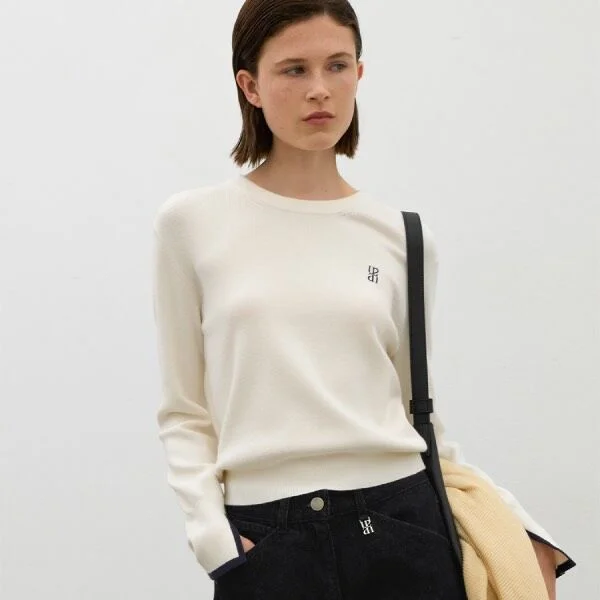 ESSENTIAL COLOR MATCHING POINT KNIT(Z-T-6772)_3Color