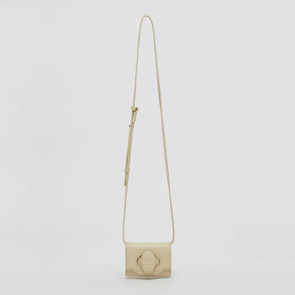 Oval card bag(Butter)