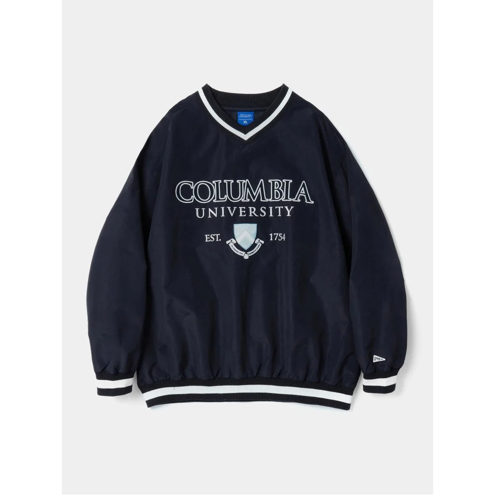 CU SHIELD WOVEN PULLOVER Crown Navy