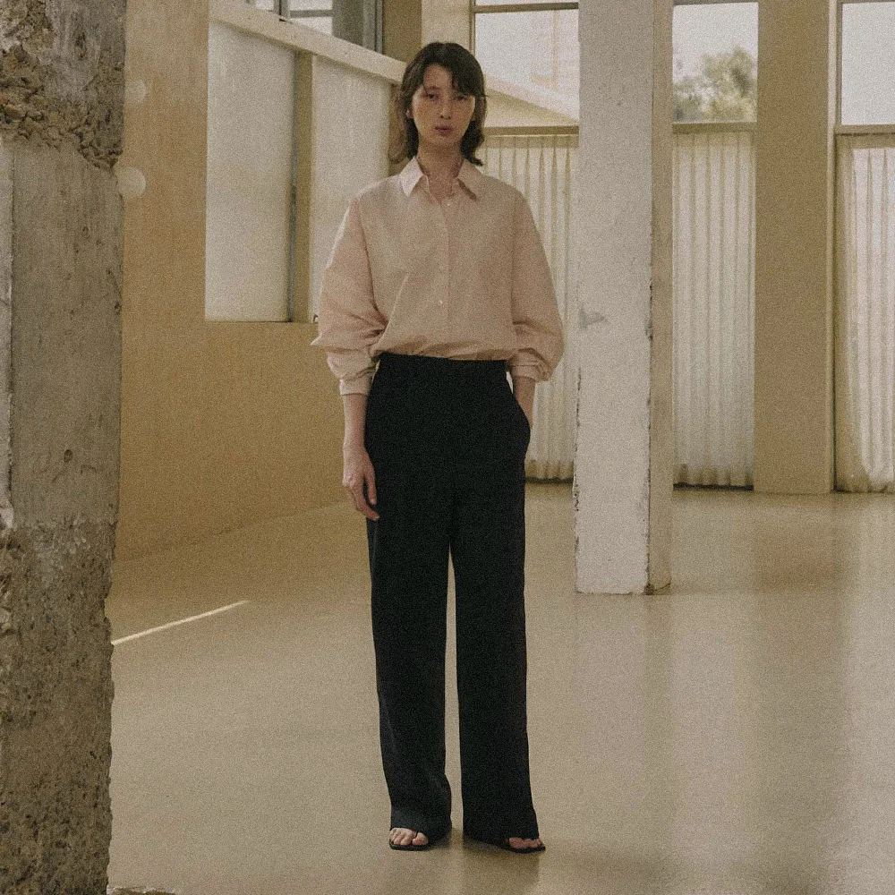URBAN WIDE TROUSERS_NAVY