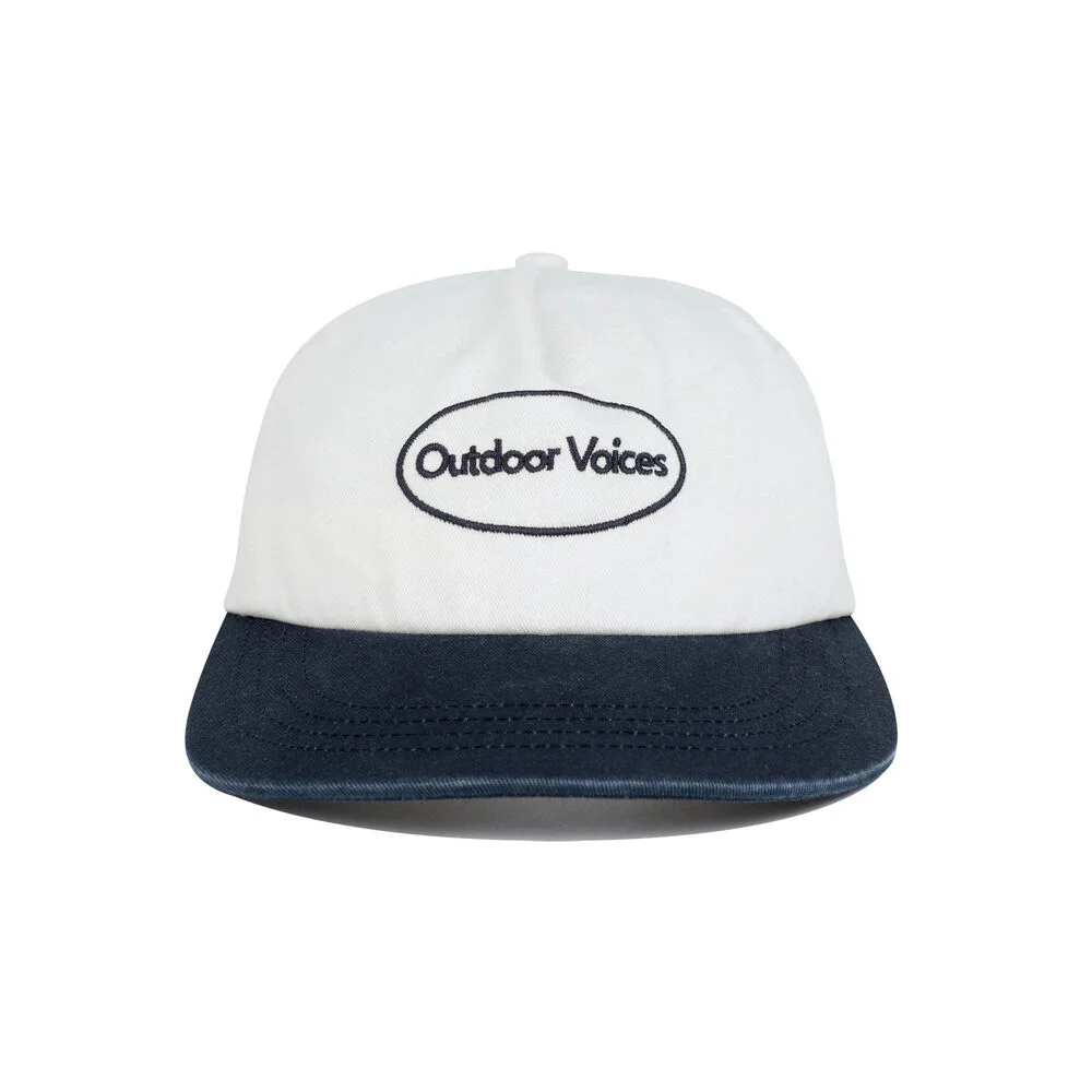 OVAL LOGO 5P CAP (IVORY)