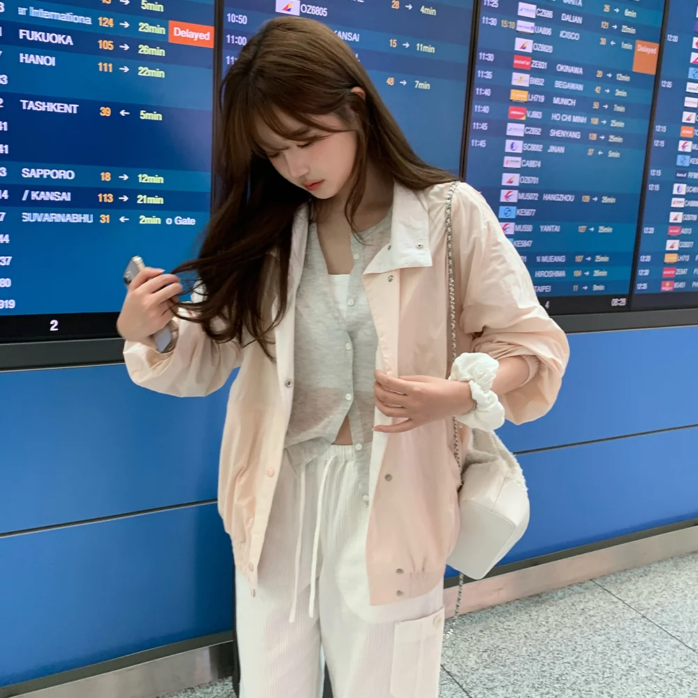 Leon Wind Set-Up Jacket_Pink