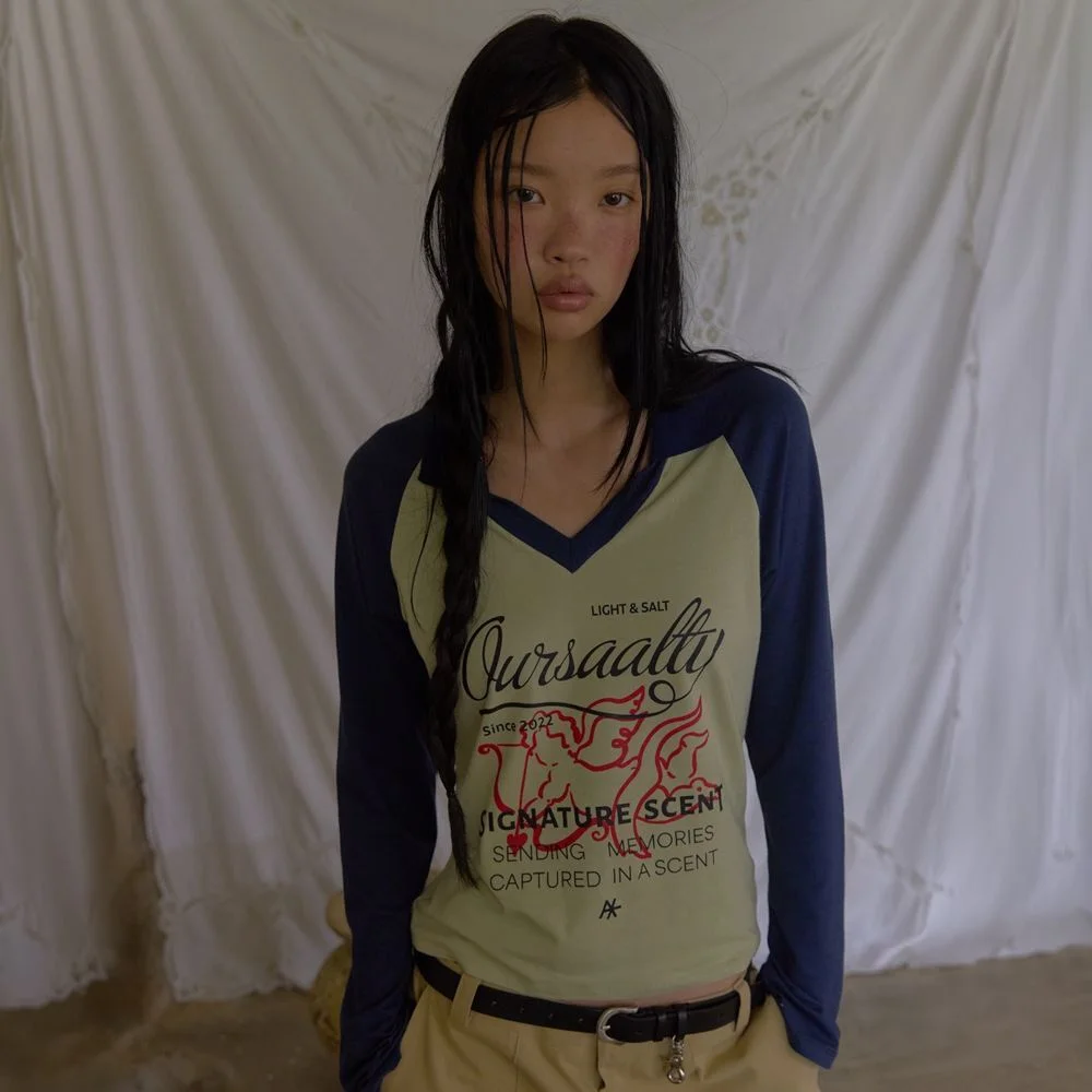 Saint Club Raglan T-shirt / Navy