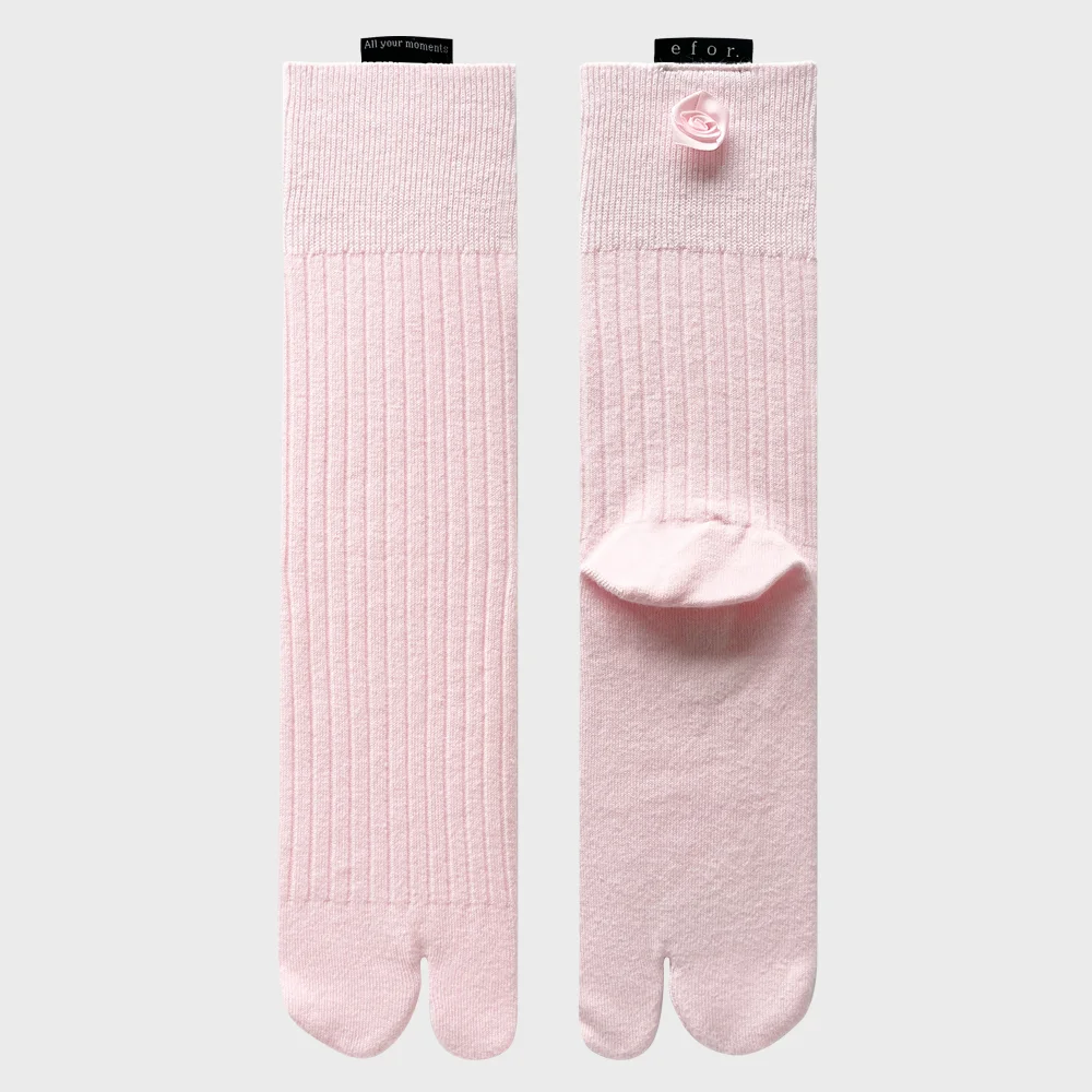 Rose Tabi Socks PK