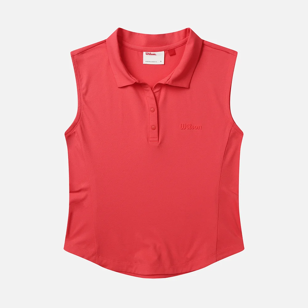 修身版型 Polo 無袖 W_WW31103513ORG