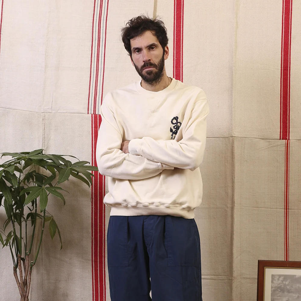(M) ROYALE 501 SWEATSHIRT (BUTTER)