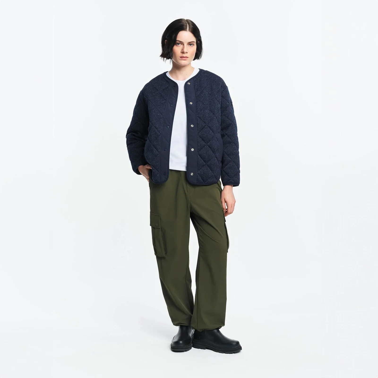 女裝 防水 工裝 褲子 AAW25WBOT009AVO