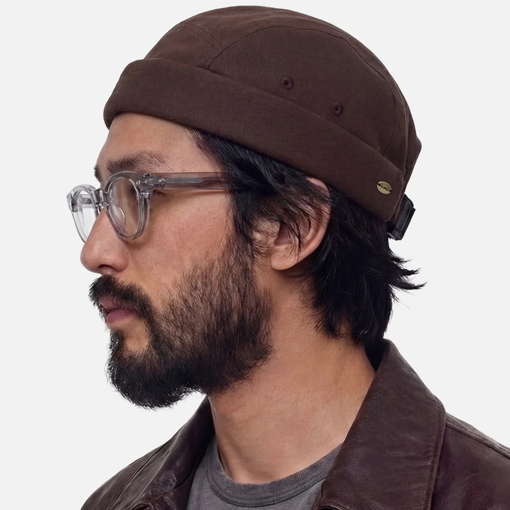 四季 復古 純棉 Camp Cap 尺寸 調節 無帽簷 水手帽 冷帽 UC / MOLD CAP / CAMP / FADED BROWN