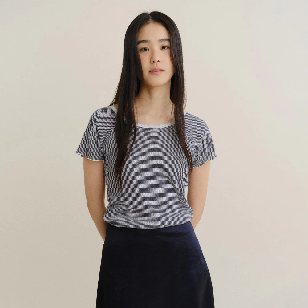 SIA LACE T-SHIRTS (IVORY)