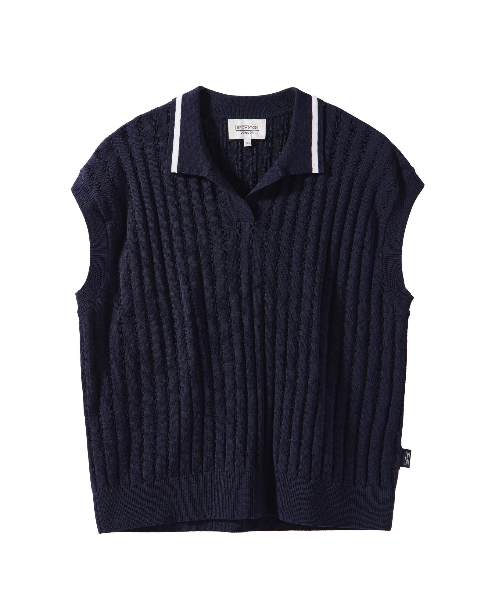 W HALF SLEEVE KNIT - NAVY (P242WKT651)