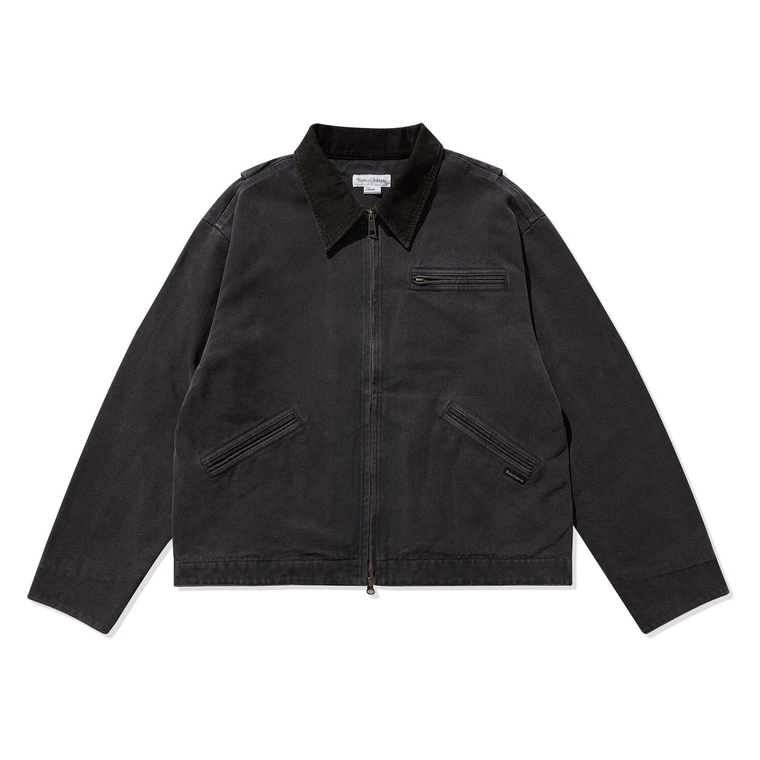 HARD FADED WORK JACKET CHARCOAL