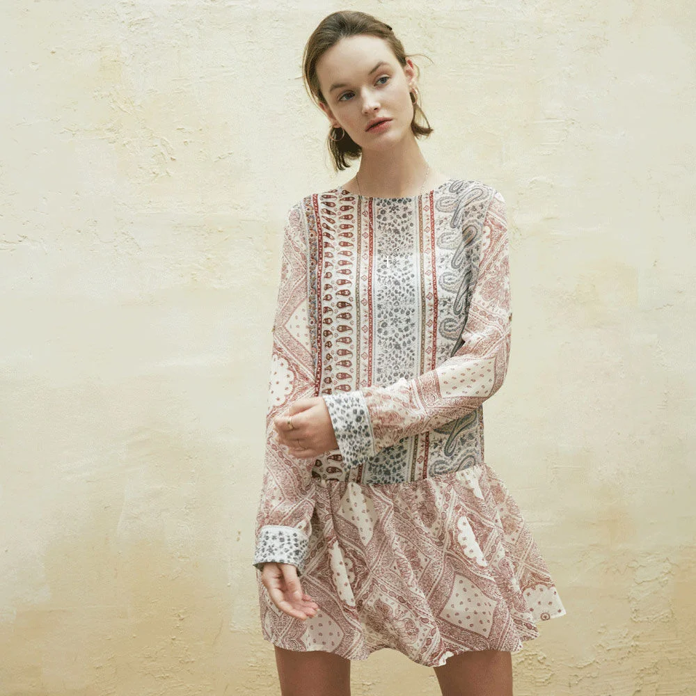 Charlotte Paisley dress