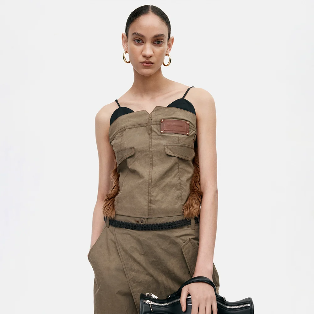 TROUSER CUSTOM BUSTIER atb1354w(TAUPE)