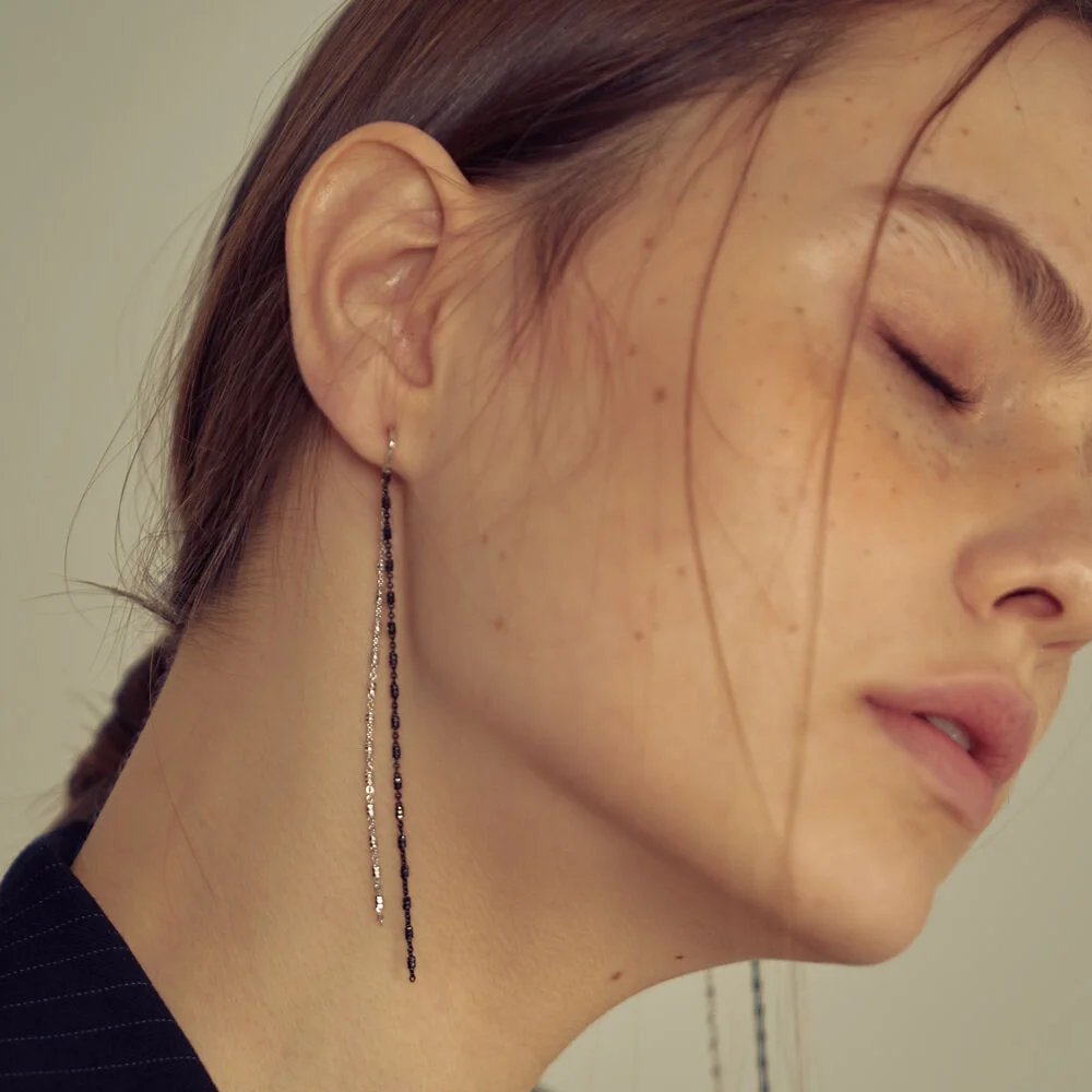 Screw chain Earrings
