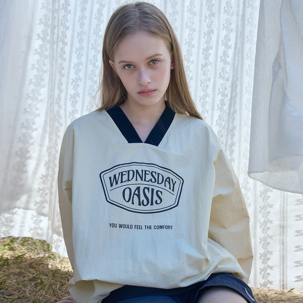 W/Signature Nylon Raglan Sweatshirt 5COLOR