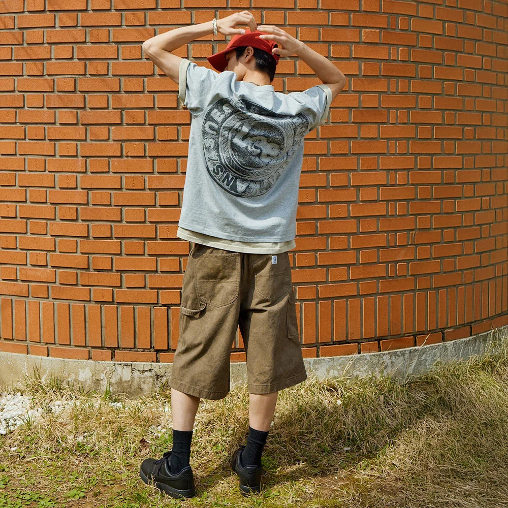 Pigment 油漆工褲 短褲 啡色