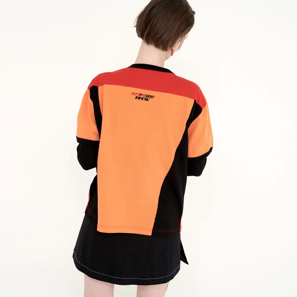 COLOR BLOCK T/RED