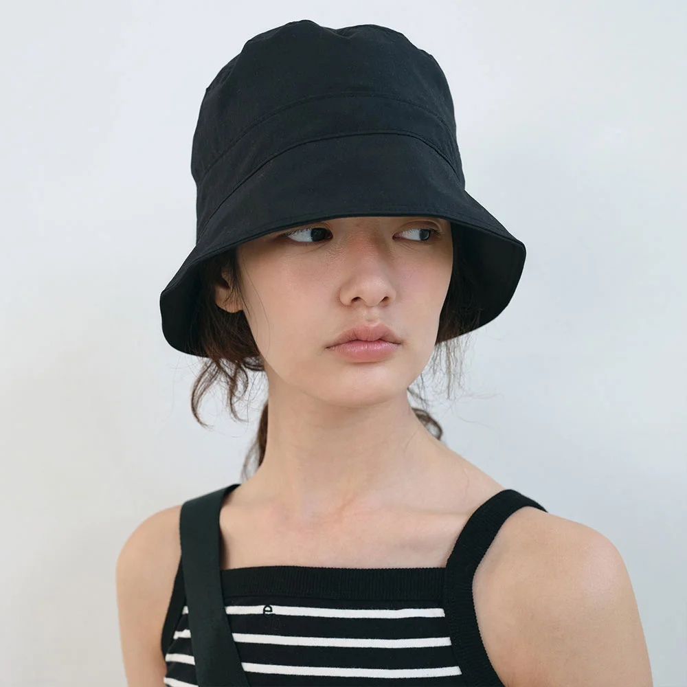 Comfy 純棉 漁夫帽 (Black)