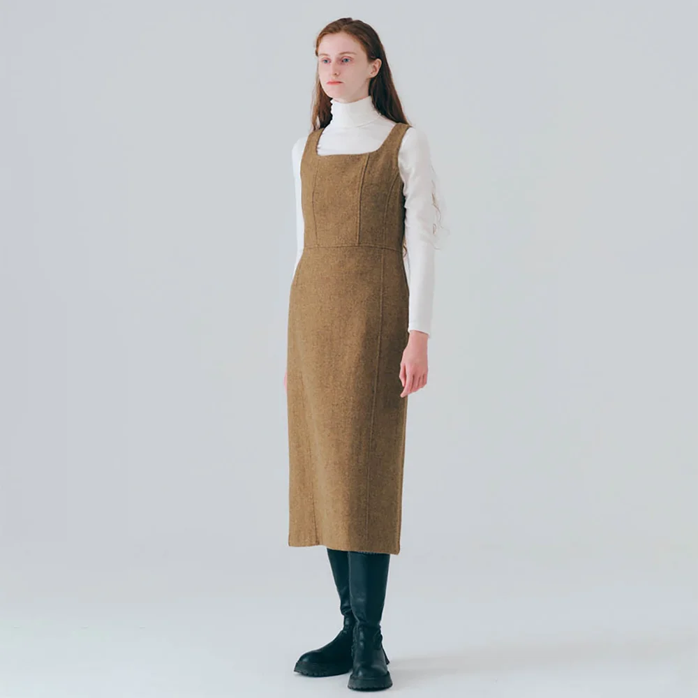 Square neck wool ops
