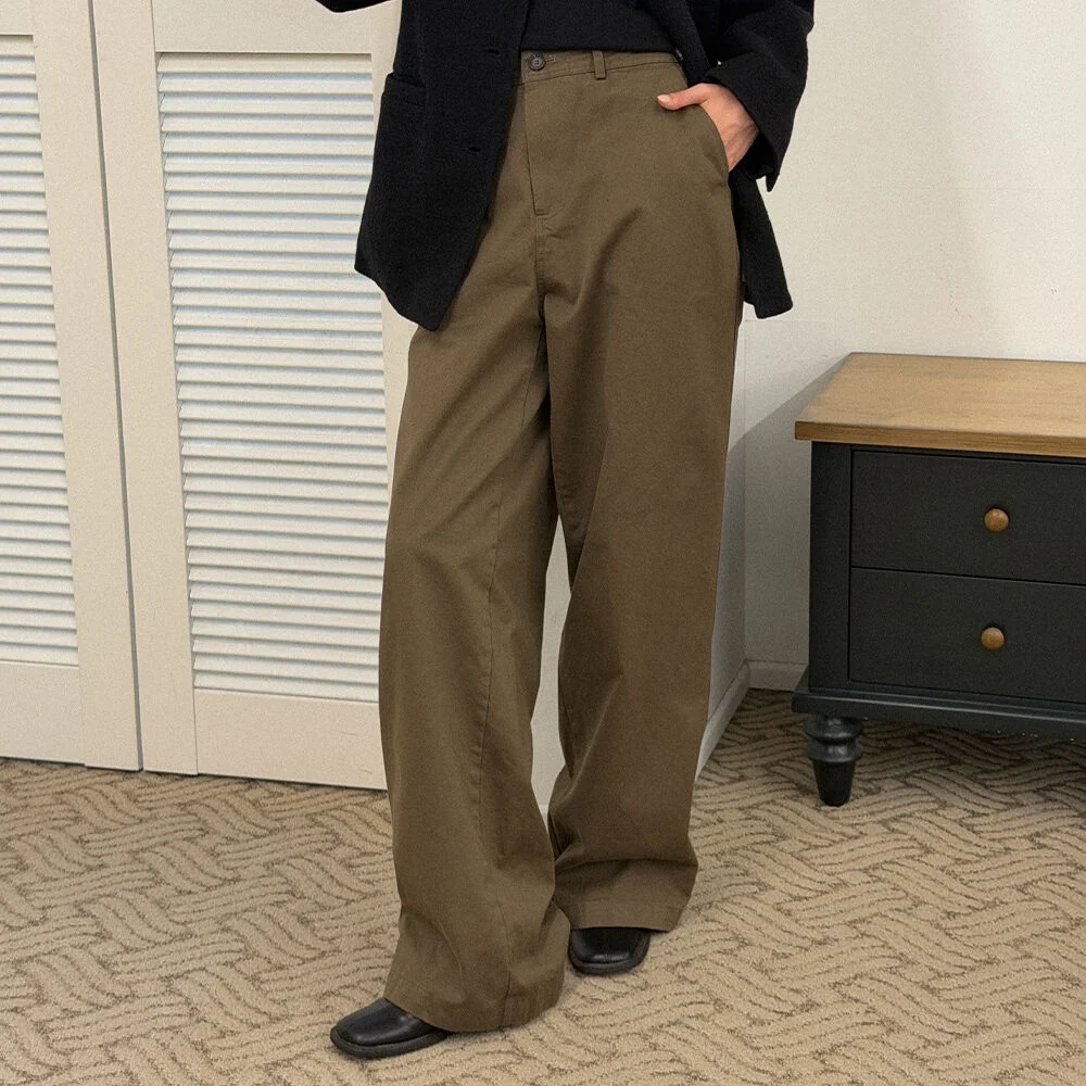 Bio washed carpenter pants _Khaki