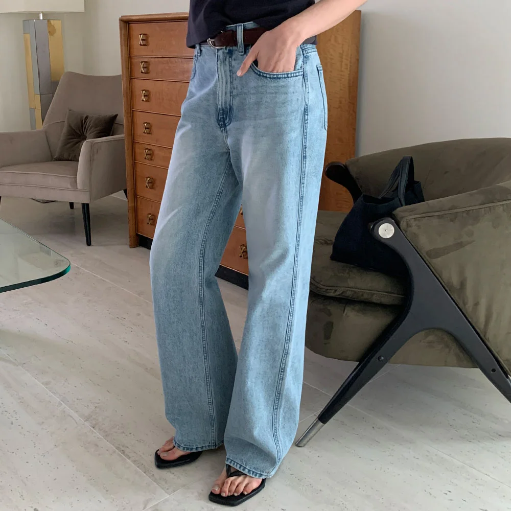 Leon Straight Denim (Light Blue)