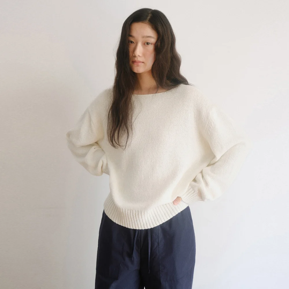 Ground knit_White